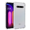 LG V60 ThinQ 5G Clear Soft Silicone Shockproof Back Cover Case Transparent Protective. 