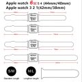 Original Compatible with Apple Watch Band Apple Watch Strap 38mm/40mm/41mm 42mm/44mm/45mm Size S/M M/L For Iwatch Series SE/6/5/4/3/2/1. 