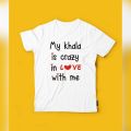 Customized Baby Full and Half Shirt - Print Your Kids Name/ Picture On Custom Printed T Shirt. 