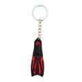 Swim Fin Keychain Keyring for Car Key Ring Handbag Tote Bag Wallet Pendant - Choice of Color. 