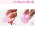 Imported Menstrual Cup Small Large Medium Silicon Menstrual Cups Large FDA Approved Reusable Long-Lasting Reusable, Soft Silicone Period Cups. 