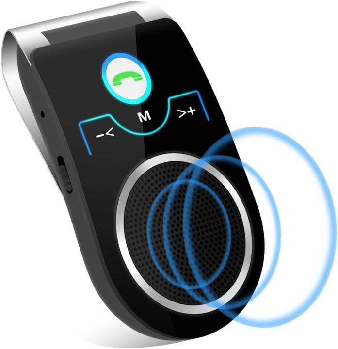 Car Bluetooth Car Speaker, Cell Phone, Wireless Portable Speaker, Built-in Microphone, Hands-Free Calling, Music Playback, GPŚ, Auto Power Off Function, Standby for 2 Vehicles, Technical Compliance Certified, for Car, Home, Office