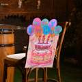 Classroom Chair Birthday Chair Cover Removable for hotel Home 25x16inch. 