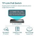 TP-Link Network Gigabit Desktop Switch TL-SG1210MPE 10-Port Gigabit Easy Smart Switch with 8-Port PoE+ - 18 Months Brand Warranty. 