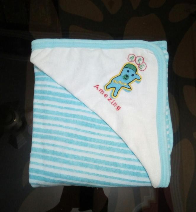 Baby Cap Towel - Baby Hooded Towels - Soft & Smooth Feel - Infant Baby Wrapping Sheets swaddle Towel warm Best Quality Cartoon Super Soft Baby Hooded Towel Swaddle Towel Wrap