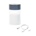 【FUN LIVE】 Xiaomi Air Humidifier Portable Ultrasonic Aroma Essential Oil Diffuser USB Mist Maker Aromatherapy Humidifiers For Home For Home Car USB Fogger Mist Maker With LED Night Lamp【Gray】. 