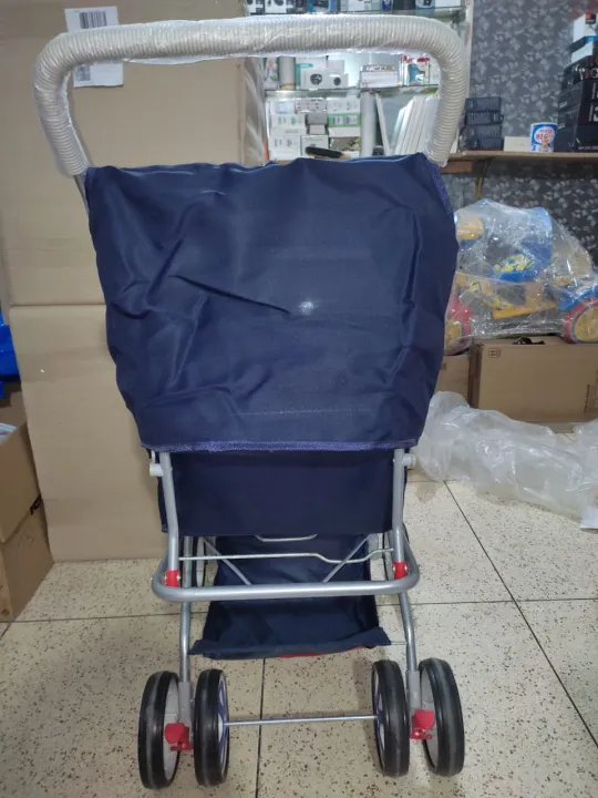 Hi-Tech%20Baby%20Stoller%20Pram%20-%20Alloy%20Foldable%20Baby%20Stroller%20Pram%20For%20Newborn%20Blue%20color%20with%208%20Rubber%20Tyres%20-%20Comfortable%20Seat%20Adjustable%20Seat%20Handle%20Moveable%20With%20Eating%20Tray%20-%20Traveling%20Smart%20Pram%20Stoller%20For%20Kids%20-%20Image%208