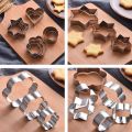 Cookie Cutters Set - Cookie Cutters Mini Geometric Shapes Cookie Cutters, Vegetable Shape Cutters for Kitchen, Baking 12 Pcs. 
