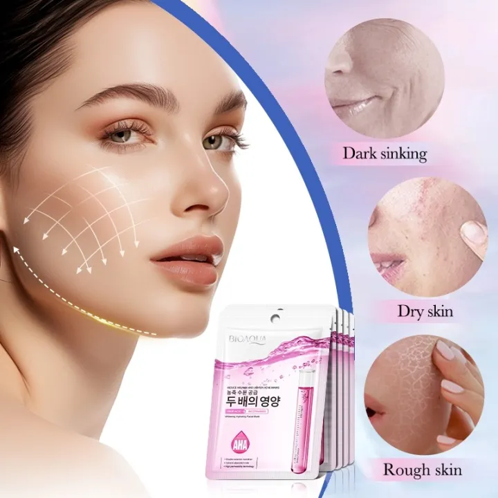 BIOAQUA%20Fruit%20Acid%20Nicotinamide%20Whitening%20Hydrating%20Face%20%20Mask%20-%20Image%203