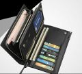 Balebaily PU Leather Men Wallets Purse Long Male Clutch Bifold Zipper Wallet Money Bag. 