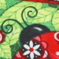 12X18'' Mini Garden Flags Red Ladybug Leaf Flower Yard Banner Display Home Decor. 