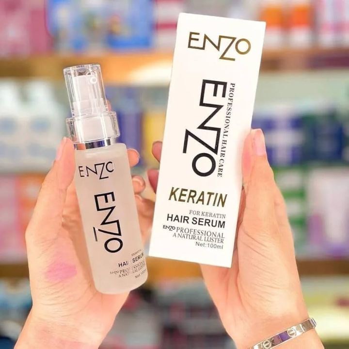 Enzo Keratin Original Hair Growth Serum For Men and Women (100 ml) | Keratin Hair Serum For Frizzy Hair, Strengthens, Smoothens, and Promotes Healthy Hair Growth