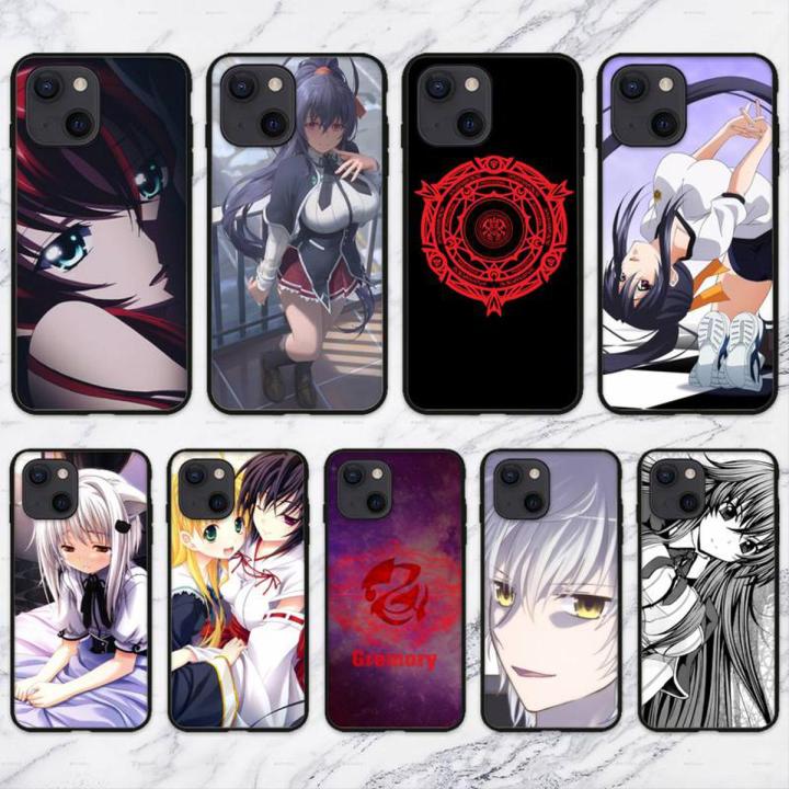 High School DxD Phone Case For iPhone 11 12 Mini 13 14 Pro XS Max X 8 7 6s Plus 5 SE XR Shell