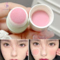 Natural Matte Plain Powder Blusher Stick Sponge Powder Blusher Cream Student Glitter Powder Blusher. 