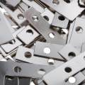 100x Metal L Shape Corner Brace Plate Flat Angle Bracket Picture Frame Brace. 