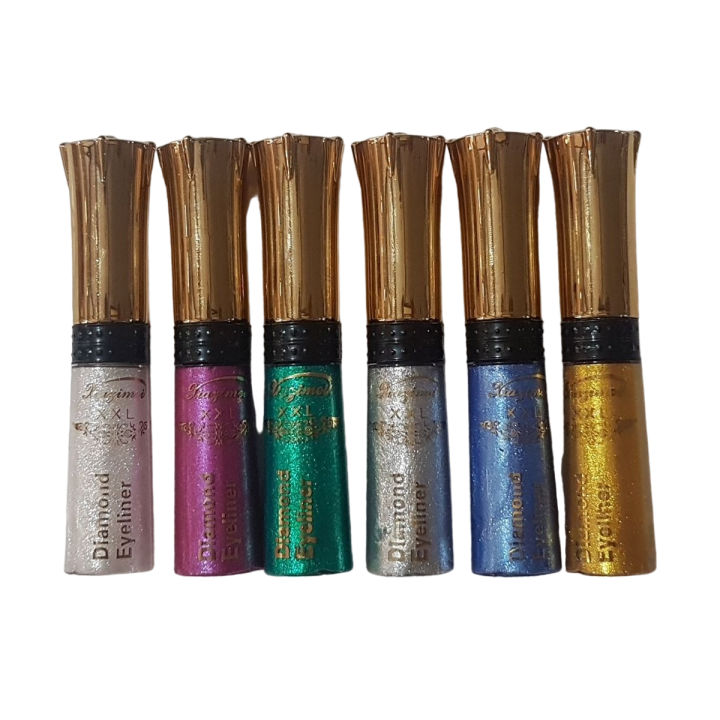 COLOR GLITTAR EYE LINER PACK OF 6