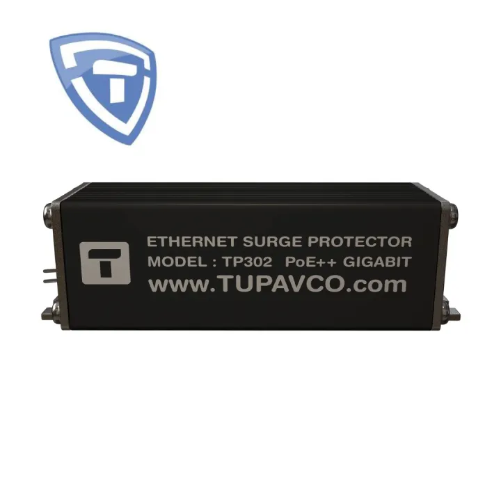 Tupavco Ethernet Surge Protector Gigabit PoE++ (154W/3.2A) Mounting ...