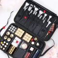 Professional Portable Makeup Cosmetics Travel Makeup Artist Storage Bag With Compartment for Cosmetics Makeup Brushes Toiletry Travel Bag Organizer. 