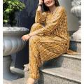 Chunri Style Arabic Linen Readymade 2 Piece Suit Premium Design. 