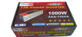 12V DC to AC 220V CONVERTER  1000W WITH USB PORT 5V -1A,. 