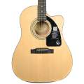 EPIPHONE SEMI ACOUSTIC GUITAR AJ-100CE NATURAL FINISH. 