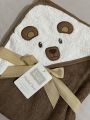 Hudson Imported Hooded Character Towel Wrapping Sheet Washcloths & Towels Hooded Bath For Babies Kids Towel Size (30x30 Inches) 100% cotton Super Absorption premium imported quality, Cartoon Character Towel. 