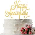 Premium Quality Happy Anniversary Cake Topper for Happy Anniversary/Wedding Ceremony Celebrations. 