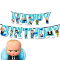 BOSS BABY BIRTHDAY BANNER BOSS BABY THEME HAPPY BIRTHDAY WORD BANNER. 