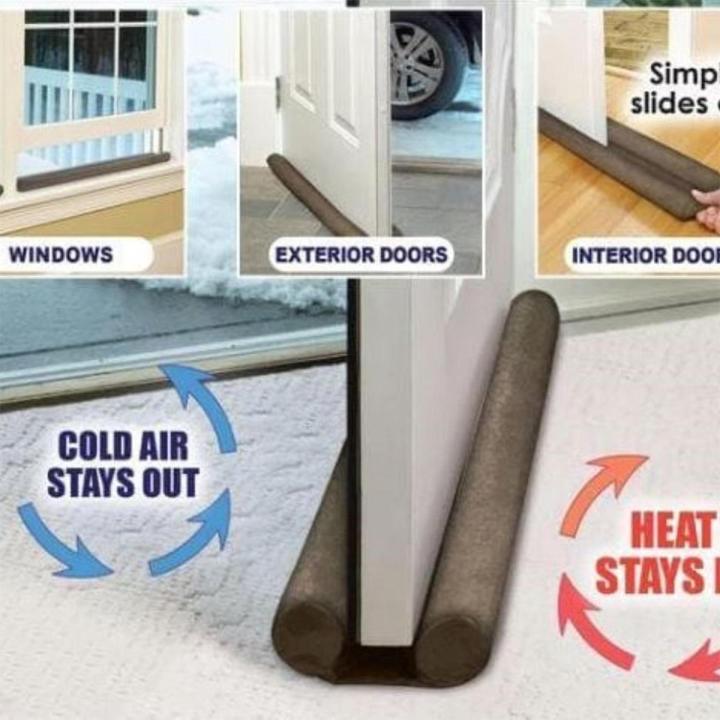 Under Door Draft Stopper - AC Cooling Saving Door Stopper and Protector Doorstop