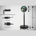 Sunset Lamp - LED Projection RGB Multicolor Night Light with Remote - Home Decor. 