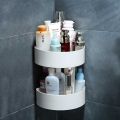 Bathroom Storage Rectangular Rack & Corner Shelf Organizer No Drill for Shower Soap Shampoo Holder Toilet Storage Accessories with Drainage hole. 