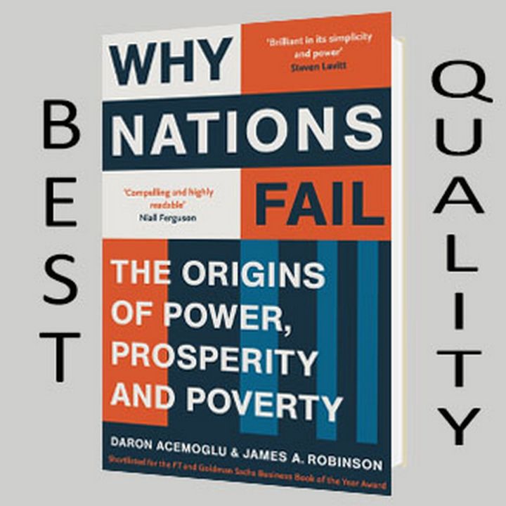 Why Nations Fail Book by Daron Acemoglu and James A. Robinson