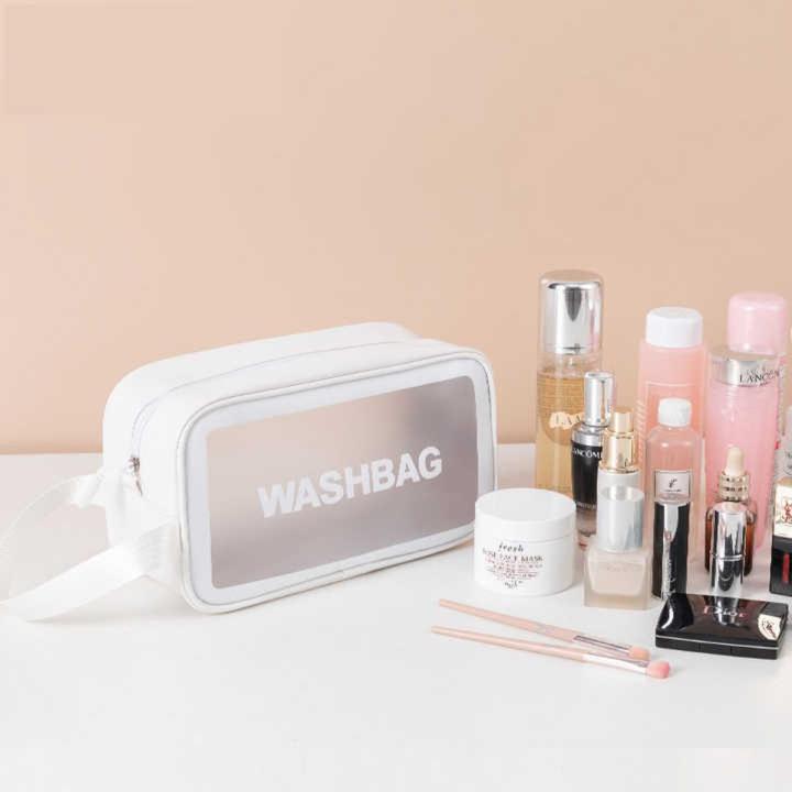 Waterproof Transparent Travel Cosmetic Zipper Storage Bag for Women Toiletry Organizer Bag Medicine Box Baby Travel Bag