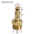 M22 Adapter High Pressure Washer Hose Adapter Pressure Pipe Quick Connector Converter Fitting For K Series Pressure Washer. 