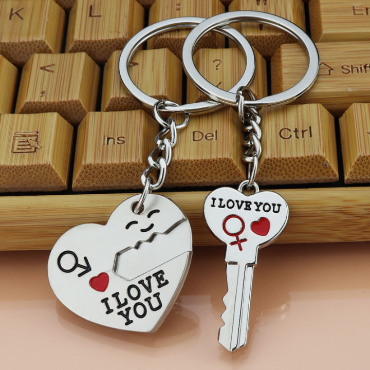 Key%20of%20Heart%20Keychain%20Romantic%20I%20Love%20you%20Key%20chain%20-%20Image%202