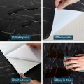 Marble And Foil Sheets Self Adhesive Waterproof Anti Oil and Heat Resistant Pvc Glossy Sticker Sheet for kitchen Available ( Different Shade & Colors & Sizes). 