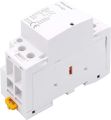 Heschen Household AC Contactor, CT1-63, 2 Pole Two Normally Open, AC 220V/240V Coil Voltage, 35 mm DIN Rail Mount. 