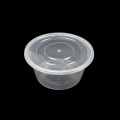 50 pcs 450ml Transparent Round Disposable Take Away PP Plastic Food Container For Dessert Fast Food Soup, For Food Packing and Food Storage | Transparent Plastic Containers with Lids. 