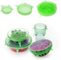 Kitchen + Home Silicone Stretch Lids - Set of 6 Silicone Food Saver Covers - BPA (1). 