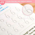 4 in 1 Sank Magic Reusable Practice Calligraphy English Writing Book for Kid Size Approx. 9 inches. 