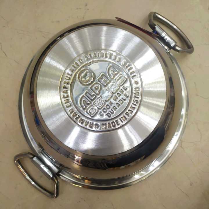 Alpha%20Stainless%20Steel%20Wok%20%5B24,%2026,%2028,%2030,%2032,%2036,%2040%20&%2045cm%5D%20%20Double%20Bottom%20/%20Encapsulated%20Bottom%20Karahi%20With%20Glass%20Lid%20-%20Image%205