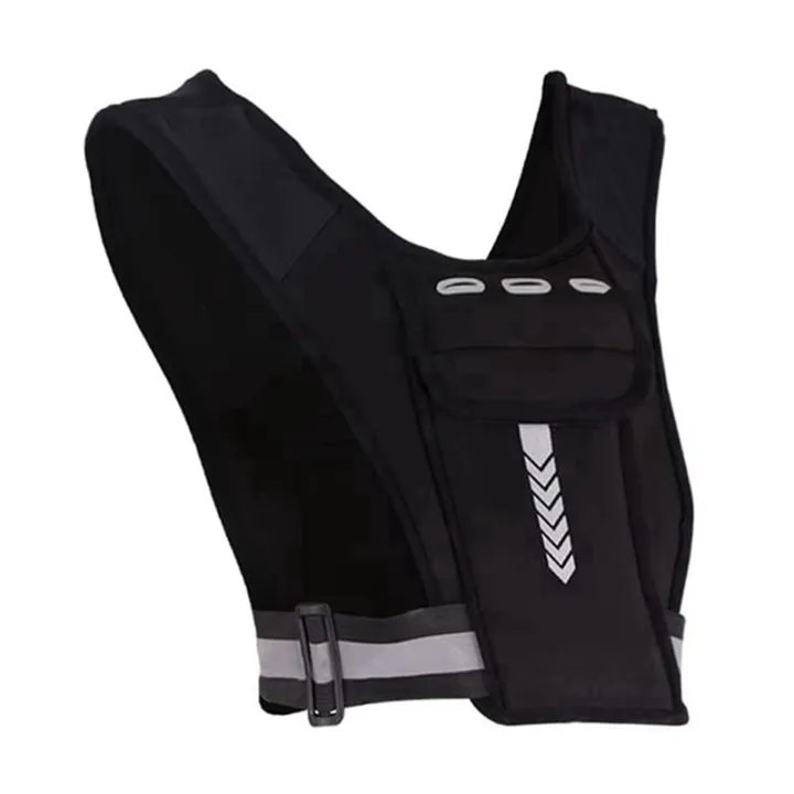 Running Phone Holder Vest Chest Phone Holder Vest Training Reflective Running Vest Adjustable Waistband Sport Jogging Vest