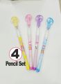 Cute Fancy Pencils Set Pack of 4 Pencils & 2 Pencil Set. 