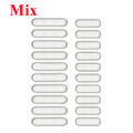 10pcs/sheet Universal Mobile Phone Speaker Earpiece Dustproof Mesh Sticker For iPhone Samsung Transparent Anti Dust Film Stickers. 