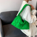 Fashion Quilted Shoulder Bags for Women Handbag Lattice Embroidery Line Shoulder Bag Luxury Tote Bag Ruched Handbags. 