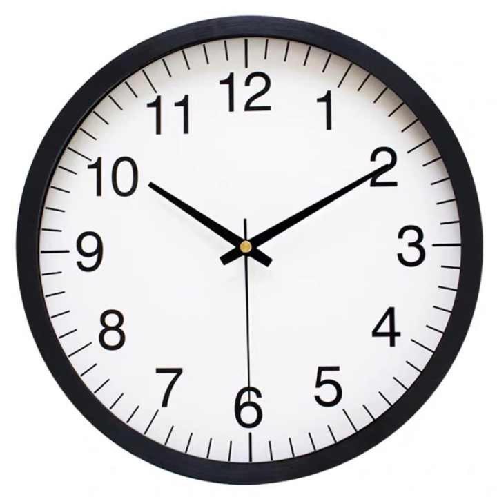 Home Decoration Simple Round Design 10 inch Cheap Plastic Wall Clock