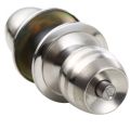 "Stainless Steel Round Lever Handle Door Lock - Mortise Entry Lock for Bedroom, Secure Knob, Heavy-Duty Door Handle, Modern Door Hardware, High-Quality Lockset with Secure Locking Mechanism". 