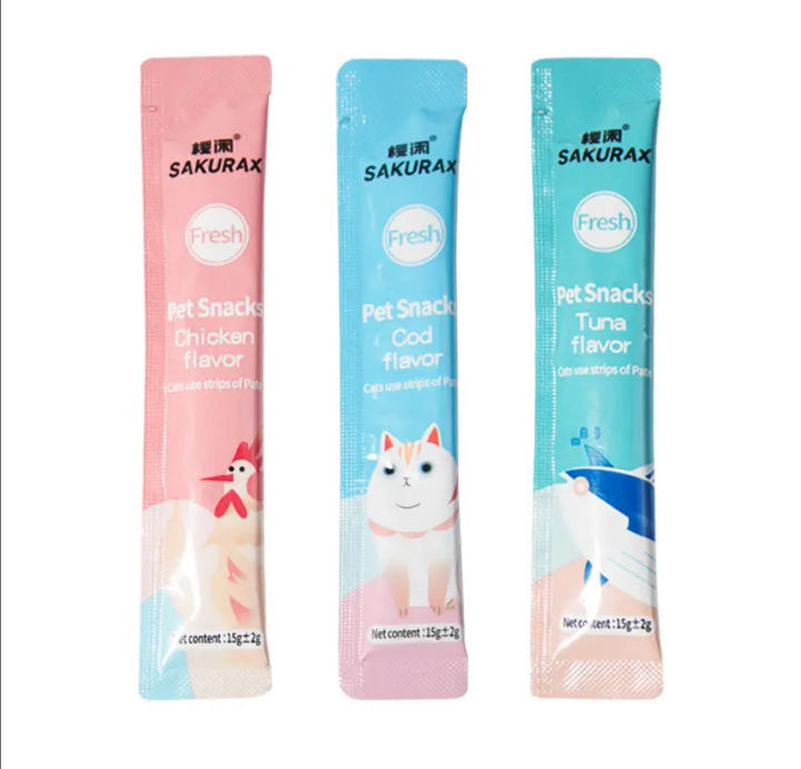 Imported Sakurax Cat Treat 1x5 15g | Cat Wet Food Wet Treat for Cats | Cat Treats Kitten Snack Cat Stick | Cat Snack Food Kitten Treats and Snacks | Creamy Cat Stick | Kitten Wet Food