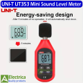 UT353 Digital LCD Mini Handheld Sound Level Meter Noise Audio Volume Detector Decibel Monitoring Tester 30-130dB by electrica. 