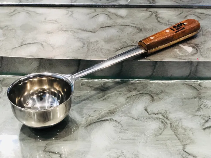 Spoon%20-%20Milk%20or%20Tea%20Spoon%20-%20High%20Quality%20Small%2012"%20Stainless%20Steel%20Wooden%20Handle%20Milk%20Pouring%20Tea%20Laddle%20Cooking%20Deep%20Spoon%20%DA%86%D8%A7%D8%A6%DB%92%20%D9%88%D8%A7%D9%84%D8%A7%20%D9%BE%D9%88%D8%A7%20-%20Image%203